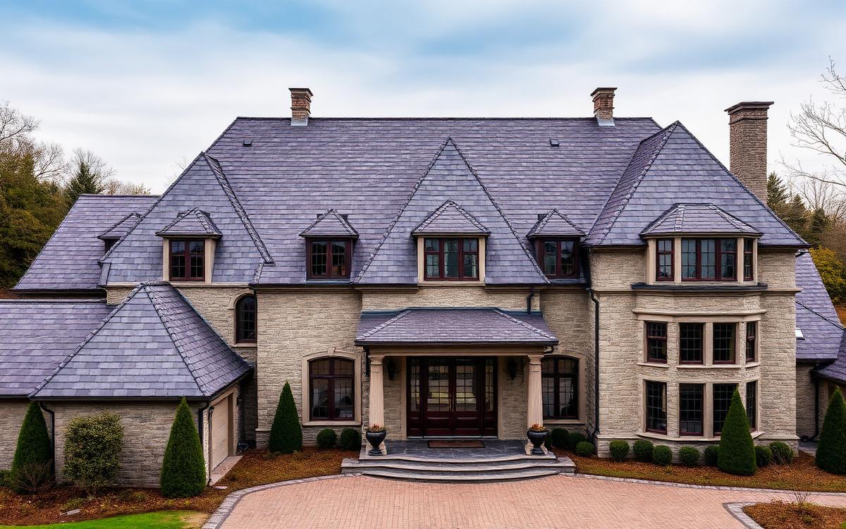 Natural Slate roof example