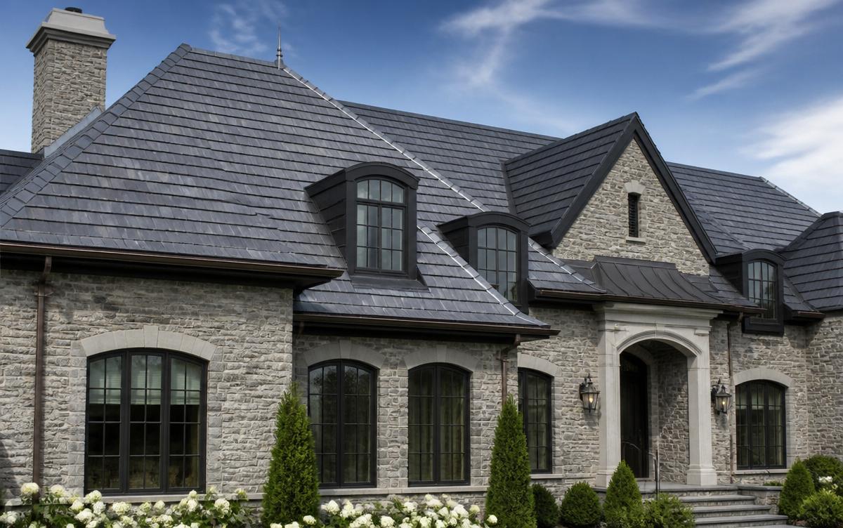 Synthetic Slate & Shake roof example